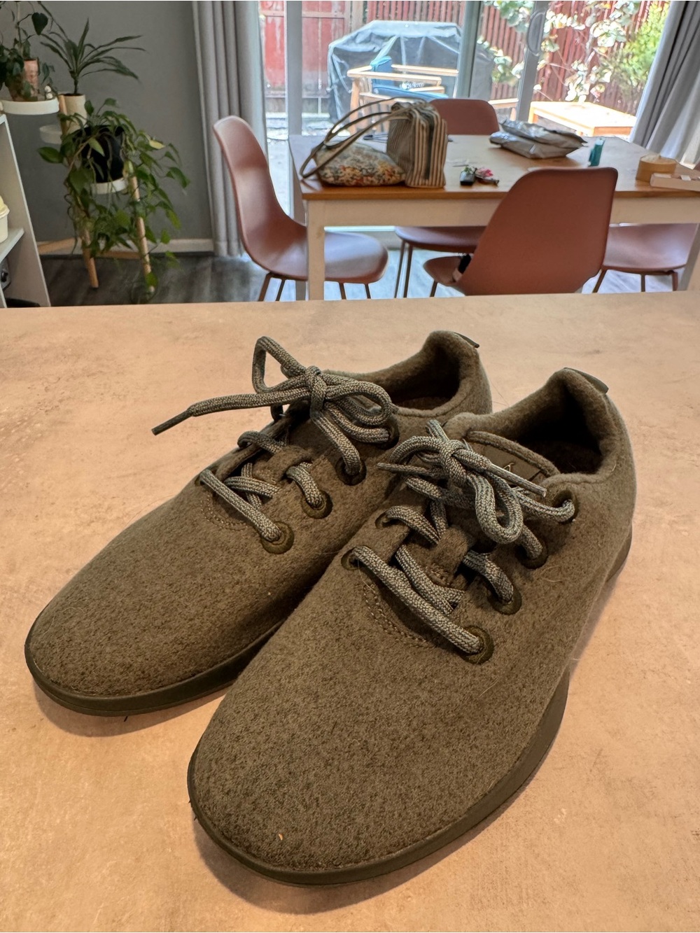 Women’s Allbirds Dark Green wool Runners